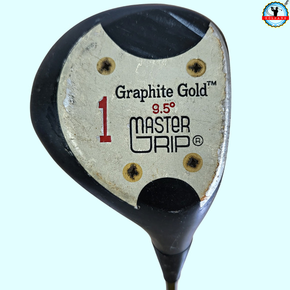 Master Grip Graphite Gold 9.5° Driver [RH] Stiff Flex Graphite 45" (Bad Grip) - Picture 1 of 16